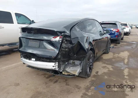 2021 Tesla Model Y Performance Dual Motor All-Wheel Drive из США, поврежденный, VIN 5YJYGDEF5MF266608